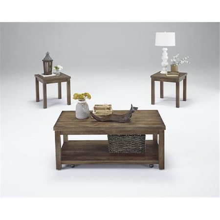 Progressive Furniture Progressive Furniture T218-95 19 x 46 x 23 in. Driftwood - Pack of 3 T218-95